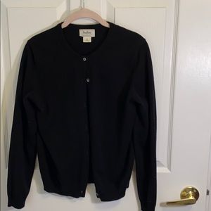 Black cashmere sweater size M